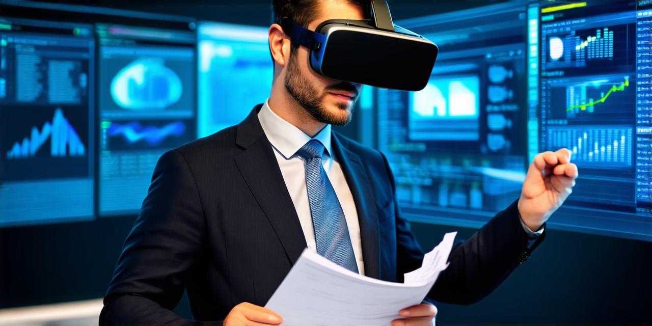 How is virtual reality used in accounting?